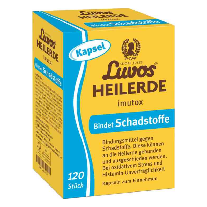 Luvos® Heilerde imutox bindet Schadstoffe Kapseln
