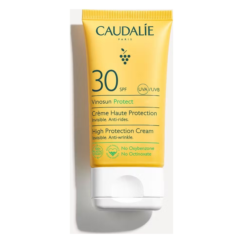 Sonnenschutzcreme mit LSF 30 in gelber Tube, bietet hohe Schutzwirkung gegen UV-Strahlen, anti-aging Wirkung.