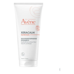 Tube mit feuchtigkeitsspendender Pflege für trockene Haut von Avène, für Gesicht und Körper.